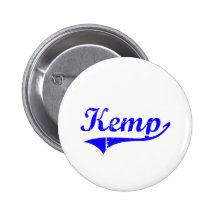 Kemp Surname Classic Style Button