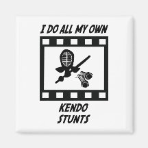 Kendo Stunts Refrigerator Magnet