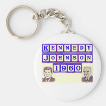 Kennedy-Johnson 1960 Keychain