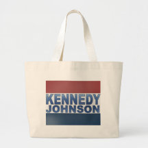 Kennedy Johnson Campaign Canvas Bags