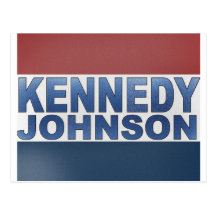 Kennedy Johnson Campaign Postcard