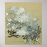 Kennesaw's Bombardment by Alfred Rudolph Waud Print