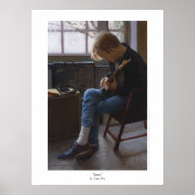 Kenny Wayne Shepherd Painting Print by Tony Pro