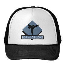 Kenpo bue diamond mesh hat