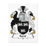 Kent Family Crest postcards