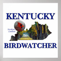 Kentucky Birdwatcher Poster