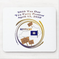 Kentucky Tax Day Tea Party Protest Mousepad