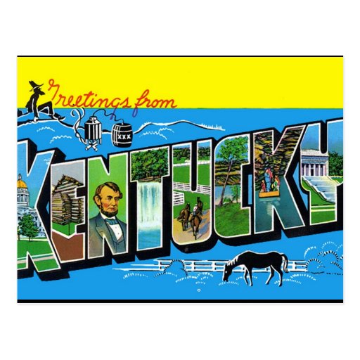 Kentucky Vintage Postcard