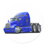 Kenworth 660 Blue Truck stickers