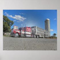 Kenworth A Model Livestock Haulier (edit) Poster