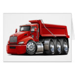 Kenworth T440 Red Truck Card