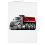 Kenworth T440 Silver-Red Truck Cards