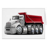 Kenworth T440 White-Red Truck Cards
