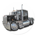 Kenworth w900 Black Truck stickers