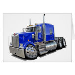 Kenworth w900 Blue Truck cards