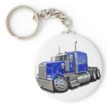 Kenworth w900 Blue Truck keychains
