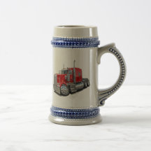 Kenworth w900 Red Truck Coffee Mugs