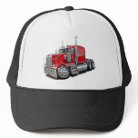 Kenworth w900 Red Truck hats