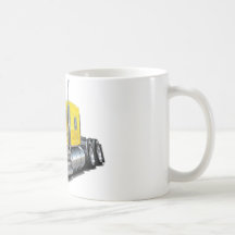 Kenworth w900 Yellow Truck Coffee Mugs
