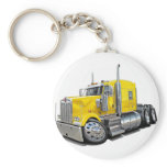 Kenworth w900 Yellow Truck keychains