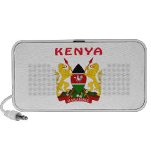 Kenya Coat Of Arms Portable Speakers