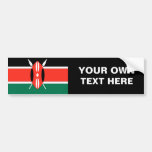 Kenya Flag Bumper Sticker
