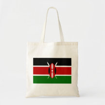 Kenya Flag Canvas Bags