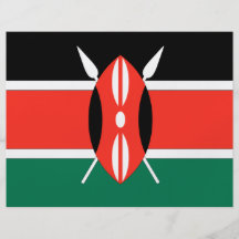 Kenya Flag Personalized Flyer