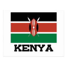 Kenya Flag Post Cards