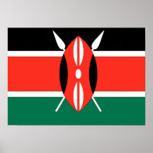 Kenya Flag Posters