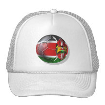 Kenya flag soccer ball soccer players gifts hats