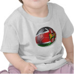 Kenya flag soccer ball soccer players gifts t-shirts