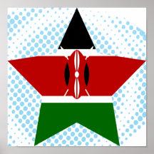 Kenya Star Posters