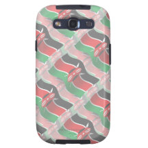 Kenya Waving Flag Galaxy SIII Covers