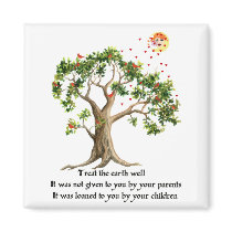 Kenyan Nature Proverb Fridge Magnets