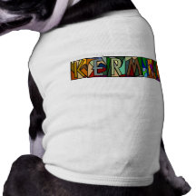 KERMIT ~ PERSONALIZED LGLETTER ~ PET-WARE FOR DOGS PET T SHIRT