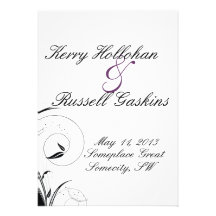 Kerry and Russell Custom Invite