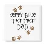 Kerry Blue Terrier Dad magnets