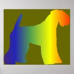 Kerry Blue Terrier Print