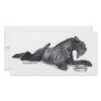 Kerry Blue Terrier with Bowl Custom Photo Card