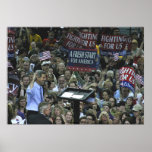 Kerry Campaigns in Reno posters