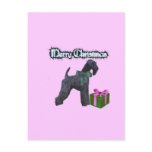 Kerryblue Terrier Christmas Post Cards