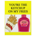 KETCHUP and french fries lover flyers