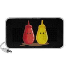 Ketchup and Mustard Speaker System