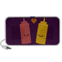 Ketchup & Mustard Friends iPhone Speakers