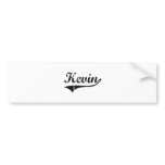Kevin Classic Style Name Bumper Stickers