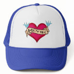 Kevin - Custom Heart Tattoo T-shirts & Gifts hats