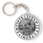 Key Chain Thor rune shield keychains