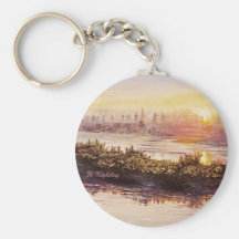 Key Chain with "Morning Glory"