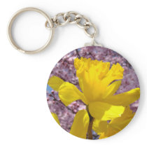 Key chains Spring Daffodil Flowers Floral